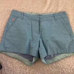 Southern Marsh Teal Patterned Women's Shorts